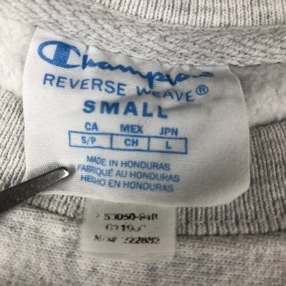 VTG Champion Reverse Weave Michigan Wolverines Sweatshirt Small Grey Crewneck - Picture 9 of 14